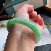 Yong Dexiang bracelet childrens twist bracelet natural Jade A cargo blank live broadcast Jade sheet custom to send mother