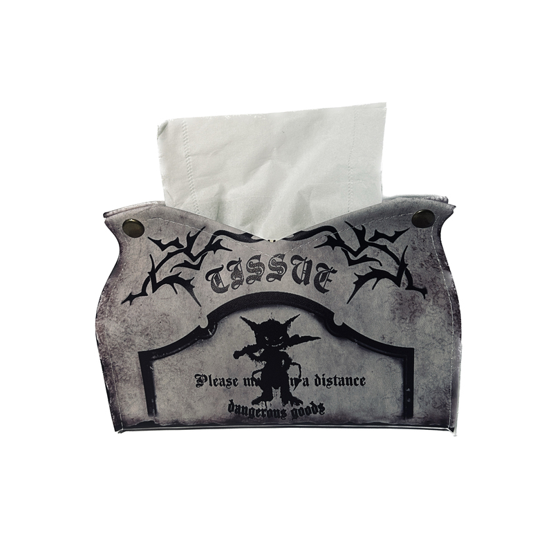 [in Stock] Super Cute Little Devil Tissue Box｜Dark Gothic Niche Punk Trendy Witch Style Tissue Box