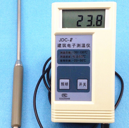 JDC-2 building electronic thermometer asphalt concrete thermometer high precision concrete digital thermometer