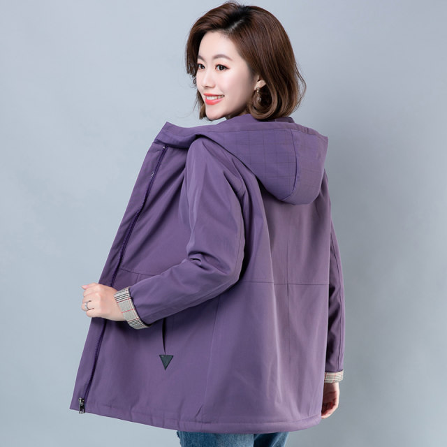 2021 New Mother's Winter Style Jackets, Noble Middle-aged and Elderly Women's Clothes, Plush Cotton Clothes, Thickened Cotton Jackets, 50 Years Old