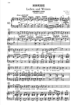 Laughter and pessimo Lachen und Weinen-descending A flirable high-definition piano is on the five-line spectrum