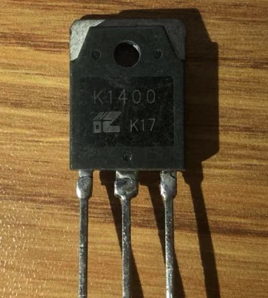 Original assembly and disassembly of K1400 2SK1400 high power audion induction oven IGBT tube measurement good straight shot