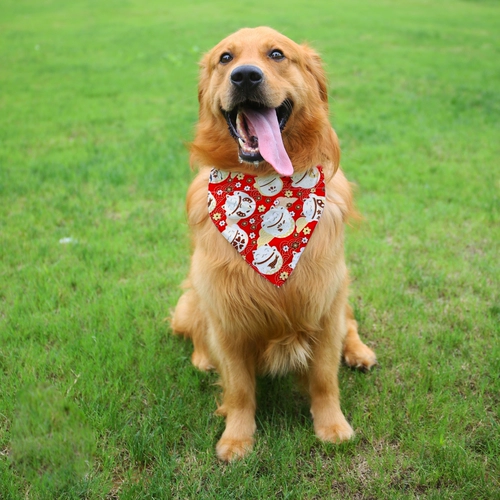 Pure Cotton Cat, собачья собачья рта водяной полотенце, большой, средний, треугольный шарф, плюс