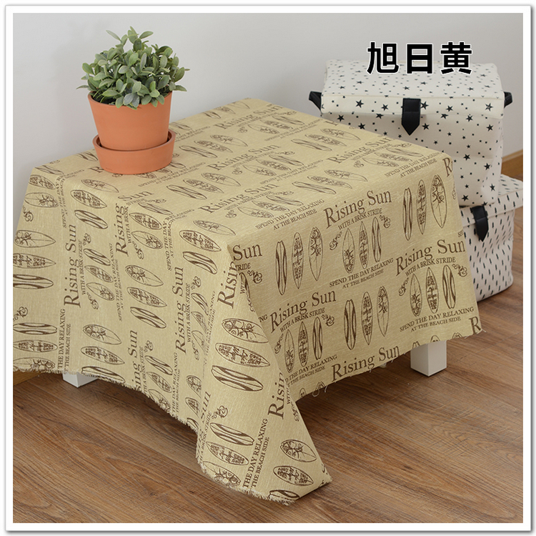 Vải nhỏ điểm bông vải nghệ thuật bàn cà phê bàn ​​tròn khăn trải bàn tùy chỉnh ren khăn trải bàn phong cách dân tộc khăn trải bàn trang trí