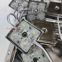 LED super bright four light square iron shell module 2835 waterproof patch pull net plaque light box lamp light light