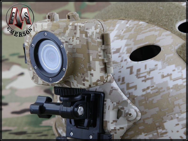 EMERSON head-mounted helmet field game tactics MINI camera camera recorder camera