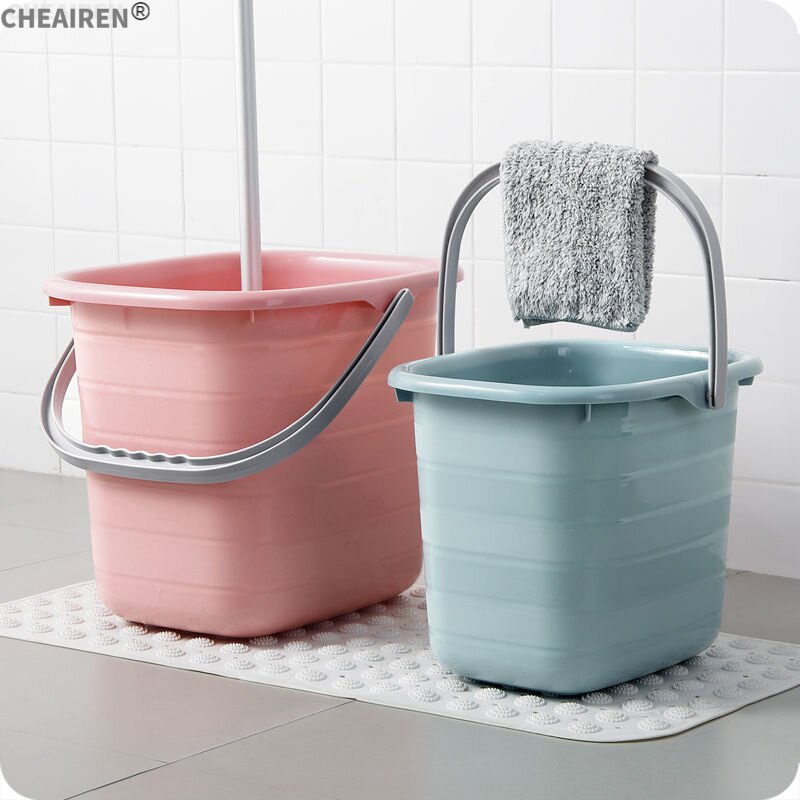 Large capacity travel portable bath water storage tank household plastic thick hand fishing car wash bucket