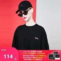 Xpx Zhou Baihao Red Label Simple Style xpxviii логотип карман карман круглой шеи короткая -
