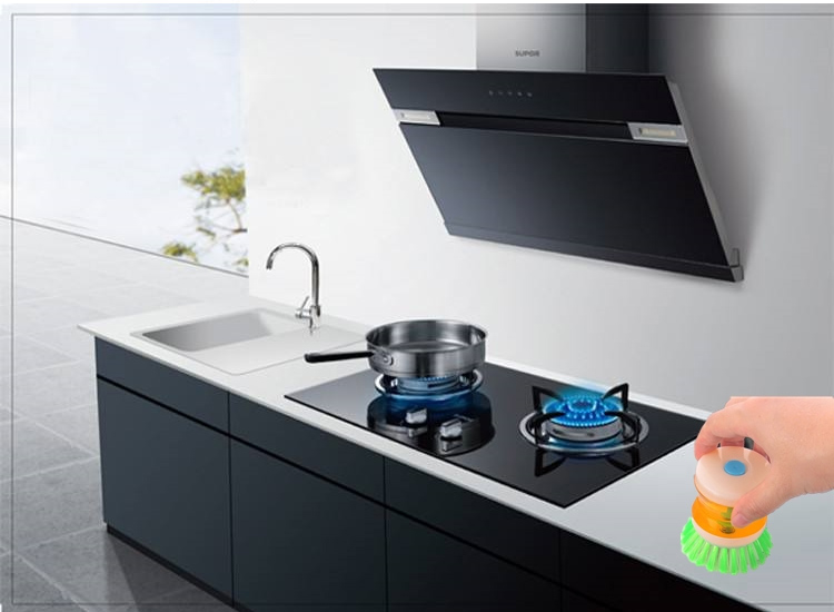 viên tẩy làm sạch máy giặt Nhà bếp Lu Anli trong nhà mạnh mẽ để máy hút bụi đại lý làm sạch bếp dầu nặng 1L - Trang chủ nước tẩy kính nhà tắm