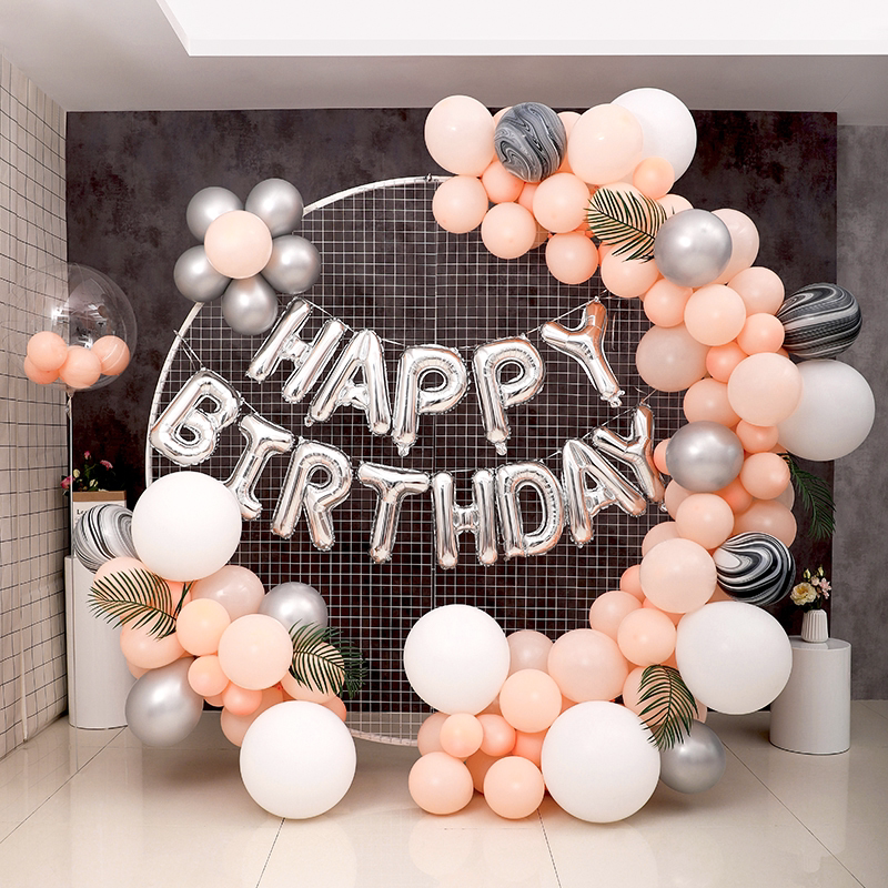 Netred adult birthday arrangement scene party decoration balloon themed package happy surprise seven-night balloon