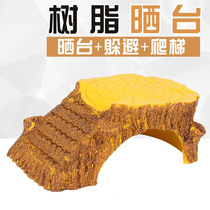 Brazilian turtle fish tank large sun table Water turtle sun back table Climbing table Climbing floating island Turtle tank Landscaping small resin