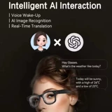 Умные очки 6K AI, 800 Вт, пиксельная камера, фотохромный переводчик