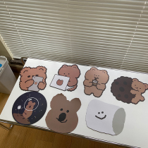 There is always a bear you love~Ins bear mouse pad Laptop rubber pad non-slip desktop decoration