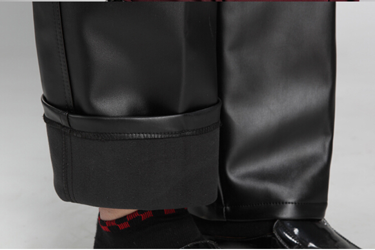 Pantalon cuir homme droit pour hiver - Ref 1483181 Image 21