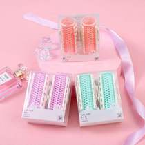 Self-adhesive air bangs curling fixed lazy plastic barrel curling iron sleeping styling inner buckle fluffy clip curling ball