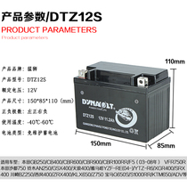 Suitable for Honda ST1300 GSR600 Kawasaki Z1000SX ZX-6R large displacement motorcycle battery Lions