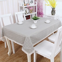 Vải phong cách Nhật Bản vải lanh khăn trải bàn mùa hè gió làm mới khăn trải bàn vải hình chữ nhật bàn cà phê vải khăn trải bàn có thể được tùy chỉnh khăn trải bàn tròn tiệc cưới