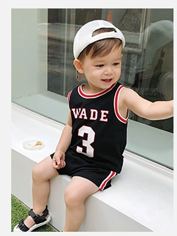 Chen Chen Ma bé quần áo trẻ em phương thức cậu bé mùa hè vest phù hợp với hoang dã một tuổi bé quần short hai mảnh