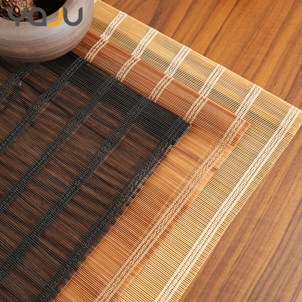 New ultra-fine silk bamboo curtain exquisite fine woven elegant bamboo roller curtain curtain lifting curtain Semi-shading full shading bamboo curtain custom