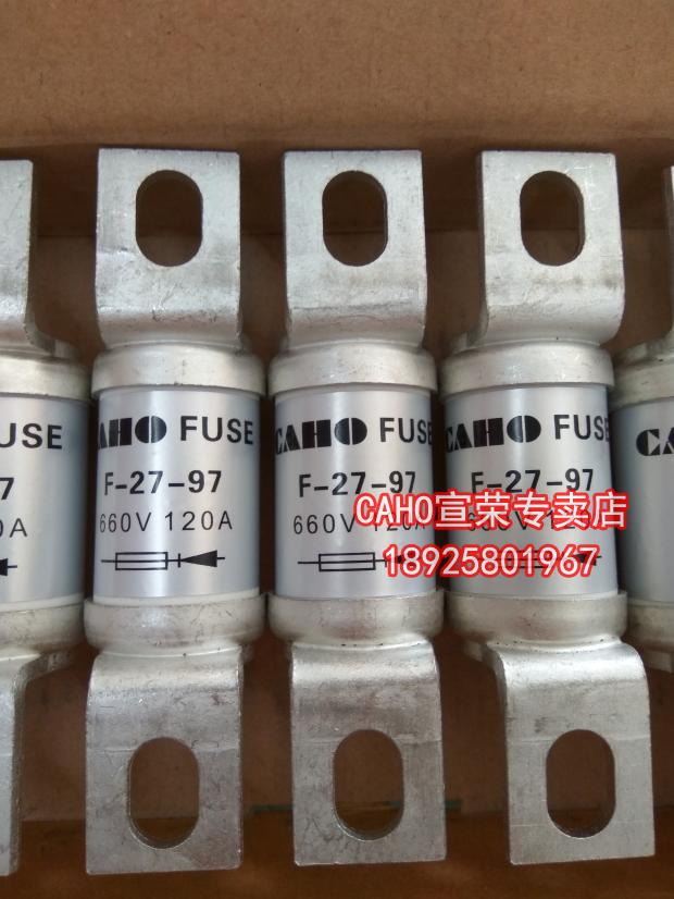 Supply Taiwan Xuanrong CAHO FUSE F-27*97 F-27-97660V120A fuse