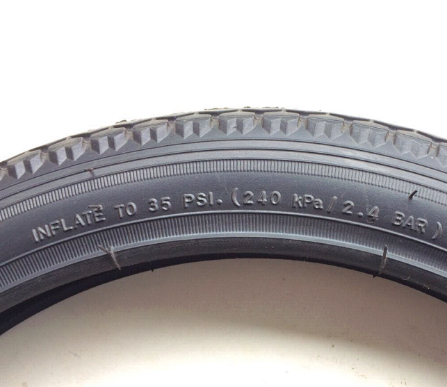 16x1 75 stroller tire