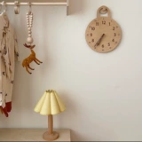 Брендовые цифровые креативные часы из натурального дерева для детской комнаты, декор, реквизит, в корейском стиле, простой и элегантный дизайн