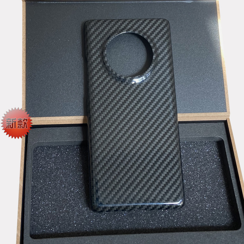 For Huawei mate30pKevlar mobile phone protective case M40pro carbon fiber 30Epro protective sleeve plain leather version 20
