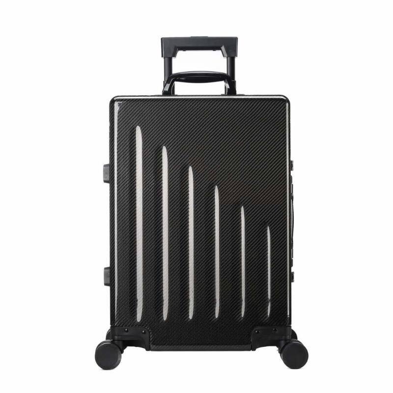 Ultra - light carbon fiber pull rod box in a 20 - inch customs lock in a luggage with lock