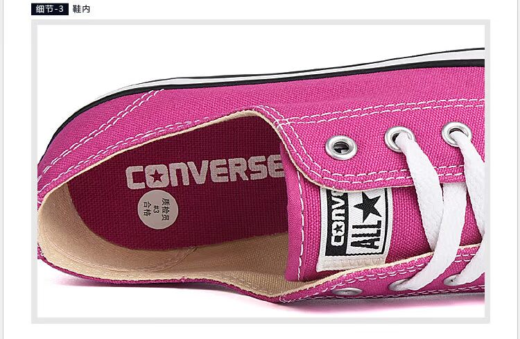 Converse Women All Star Low Comfort Casual Sneakers CS154022 giày thể thao cho bé gái