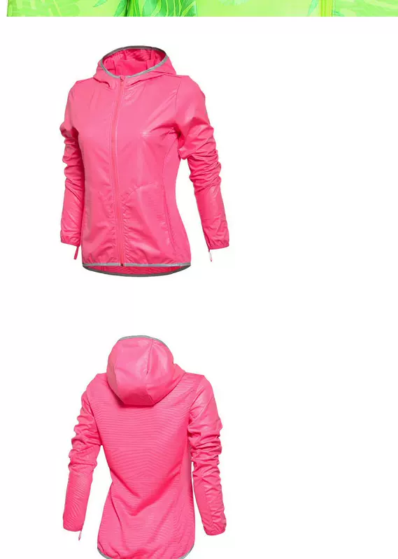 Áo khoác nữ Li Ning AFDL006-6 Áo khoác thể thao in - Áo gió thể thao
