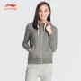 Li Ning nữ áo len trùm đầu áo len mùa thu và mùa đông - Thể thao lông cừu / jumper áo thun dài tay nam mùa đông