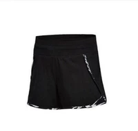 Li Ning Women Series Series Quần short thể thao Quần thể thao AKSM072-3 - Quần thể thao quần yoga