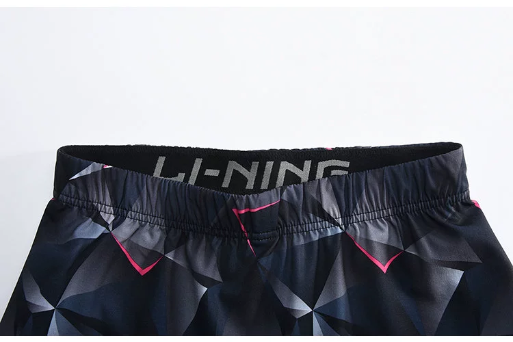 Li Ning của phụ nữ bóng bàn thể thao cạnh tranh váy ASKL078-1