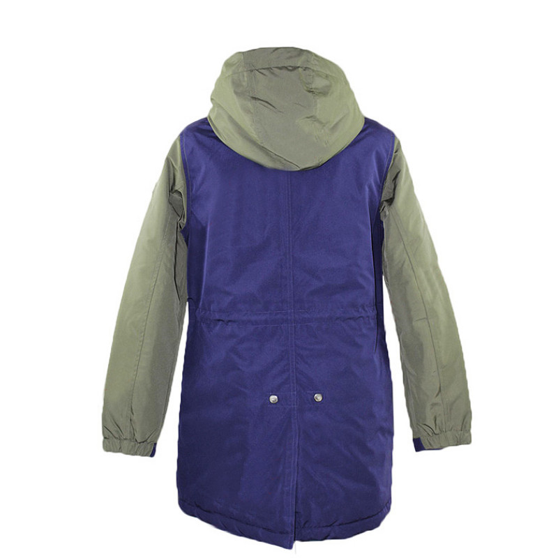 Li Ning quần áo cotton thể thao loạt cuộc sống nữ trùm đầu phần dài ấm áo gió áo khoác bông AFMK036 QC áo phao lông vũ nữ dáng ngắn