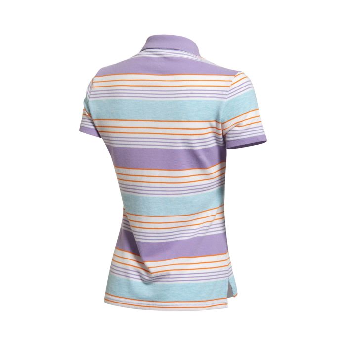 Li Ning nữ ngắn tay mùa hè mới thể thao thoáng khí sọc POLO t-shirt APLK044 QG aos polo