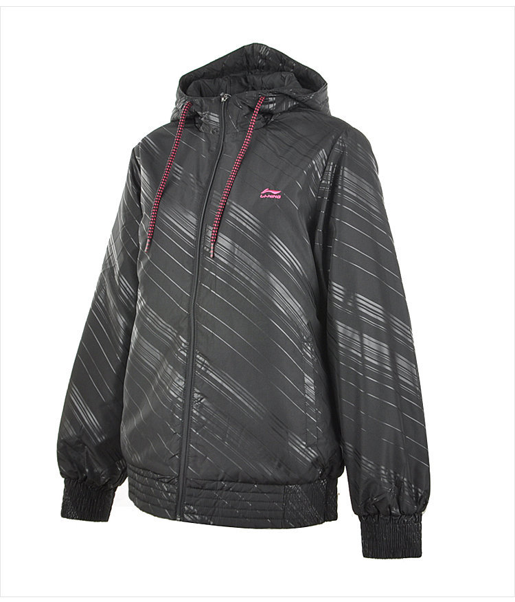 Quần áo cotton ngắn của phụ nữ Li Ning mùa đông ấm áp thời trang thể thao không dây loạt AJMG042-3 quần áo cotton ấm áo phao siêu nhẹ nam