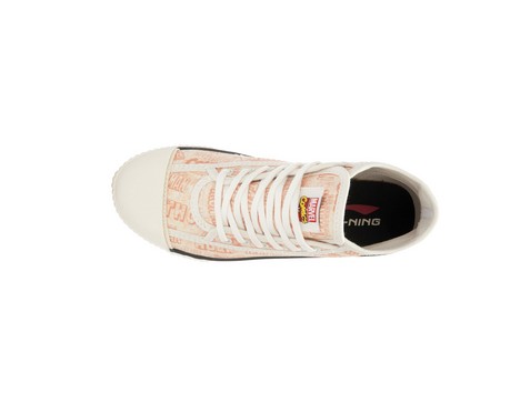 Li Ning giày vải của phụ nữ mát mẻ và đẹp thời trang đường phố giày thường ALAK124 bây giờ giày the thao nữ sneaker