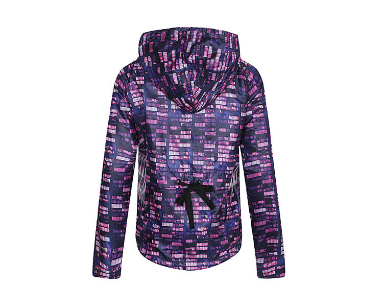 Li Ning của phụ nữ thể thao trùm đầu Slim áo khoác mùa hè mới nhanh khô áo gió mỏng phần quần áo da thoáng khí QG áo gió dáng dài