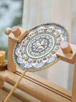 Xige French embroidery fan series Dunhuang material package (flowers and brocades)