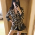 New Leopard blazer nữ lỏng lẻo thời trang hoang dã retro chic phiên bản Hàn Quốc của mùa thu áo dài tay gió vest nữ trung niên Business Suit