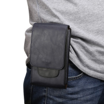 Suitable for millet Max3 mobile phone bag hanging running bag leather case bag shell wearing belt male trendy vertical double layer 6 inch 7 inch large