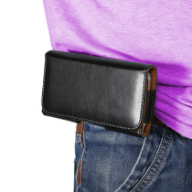 Mobile phone hangs bag in belt bag men middle - aged man clamping waist - closing epithelial case 6 5 inch 6 inch screen general