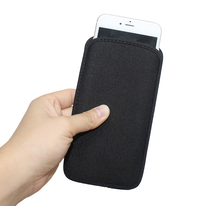 Direct-Insert Mobile Phone Case Protective Fabric Bag Made of Diving Material, Anti-Drop, Dustproof, Warm, Elastic Inner Bag, Portable New Model