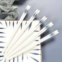 Yala ceramic chopsticks Bluegrass bone China tableware Japanese creative net red ins mildew chopsticks family 2020 new