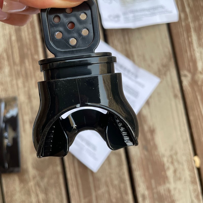 Diving bite glue of secondary head thermoplastic bite mouth imported thermal stereotype plastic bite mouth