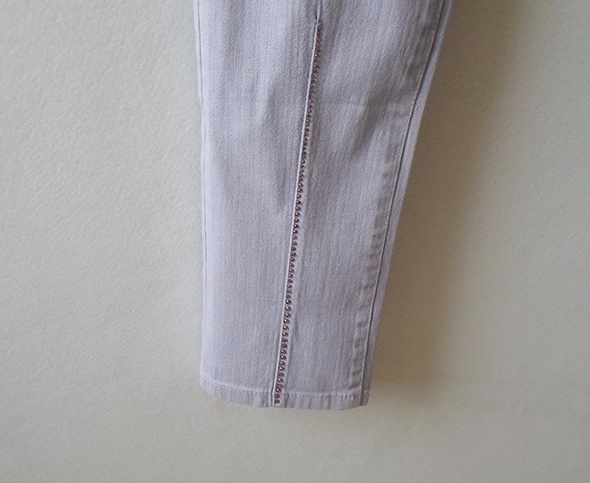 Mùa xuân và mùa hè Slim của phụ nữ trạm Châu Âu sức sống màu lão hóa chín điểm jeans kích thước lớn stretch 2018 short bò nữ đẹp