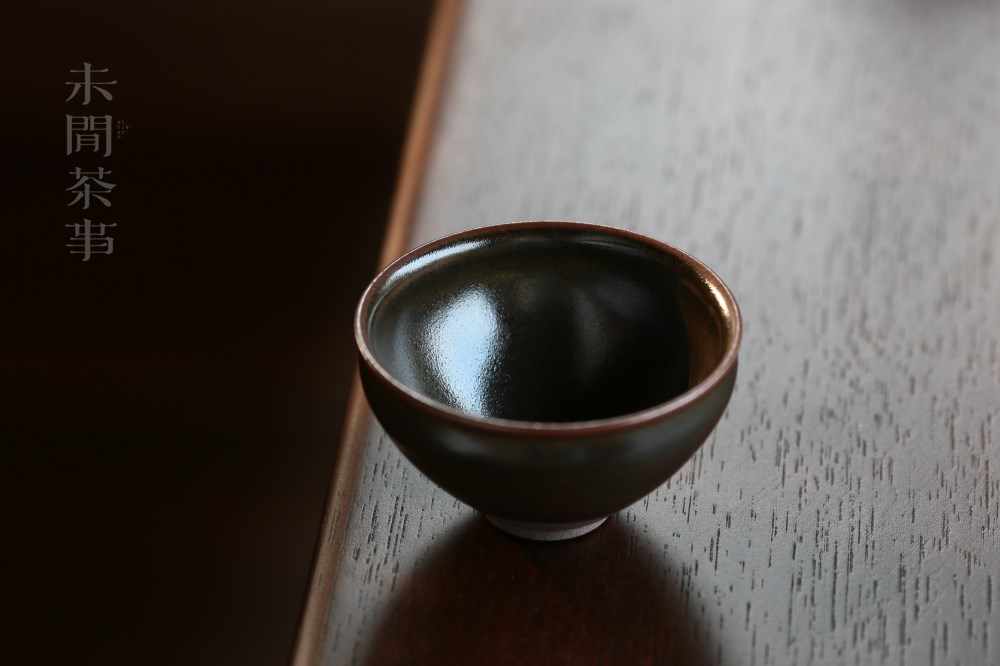 中国古美術 宋建窯 兔毫銀口龍鳳紋盞 宋代古窯 銀