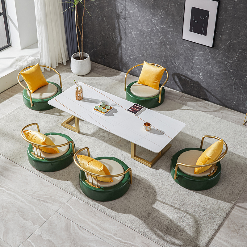 Japanese-style tatami tea table tea table rock board Zen sitting low table war craftsman homestay yoga studio lengthened low table