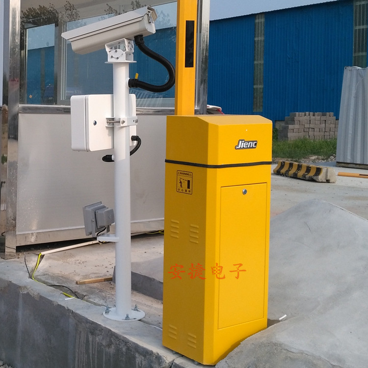 JIENC electric fence machine car stopper camera license plate recognition side door credit card system Remote control landing gate