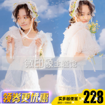 2021 exhibition small fresh style Nissen art photo studio photo theme girl travel shoot sexy gauze skirt clothing